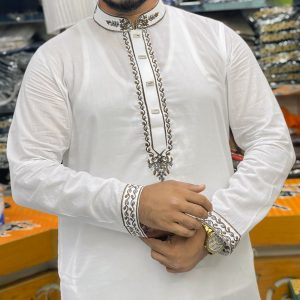 F-114 ধুতি কটন পাঞ্জাবী