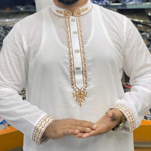 F-113 ধুতি কটন পাঞ্জাবী