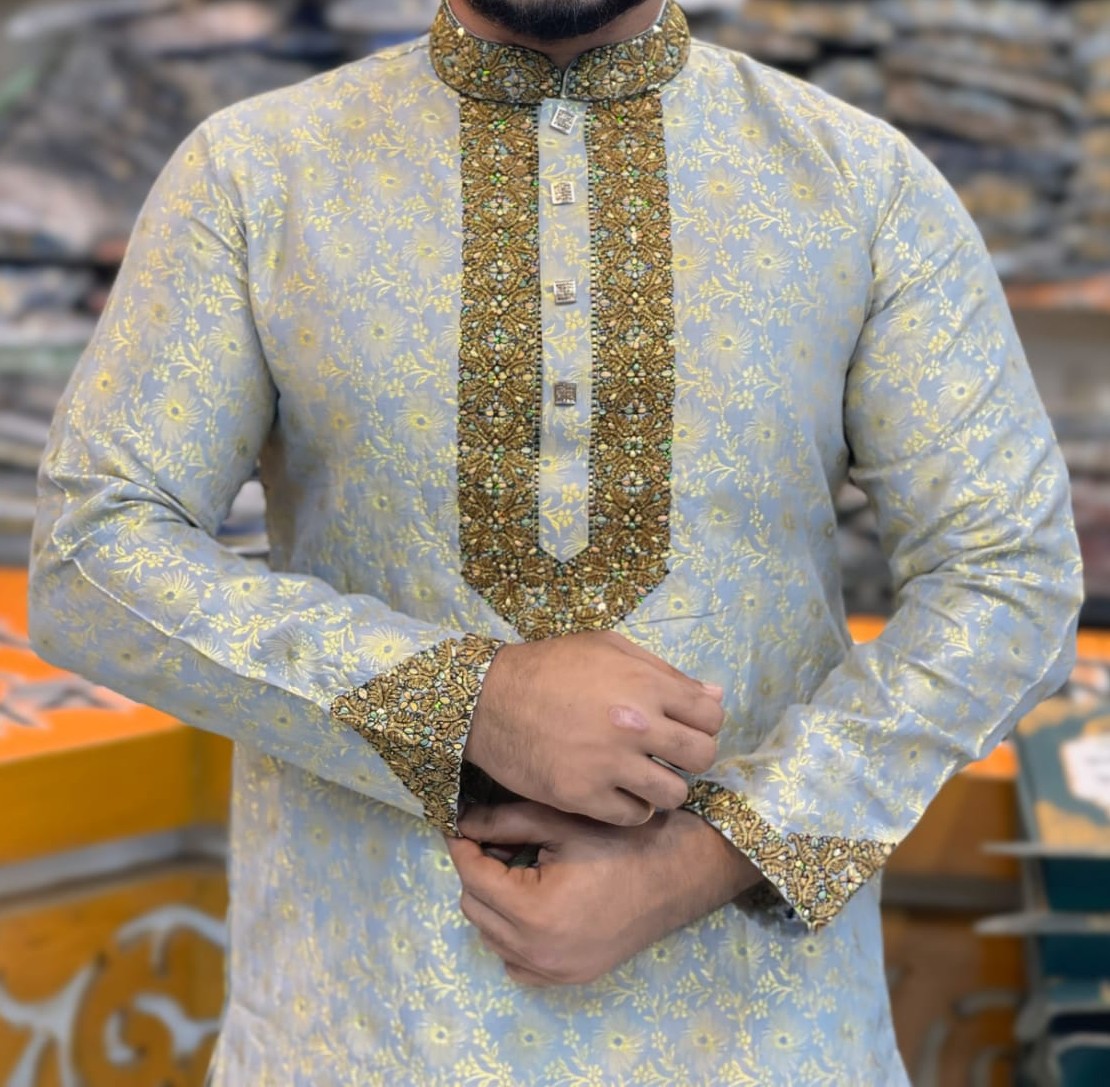 Luxury কাতান পাঞ্জাবি-F-119 1 Luxury কাতান পাঞ্জাবি-F-119