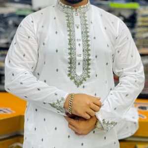 F-117 ধুতি কটন পাঞ্জাবি