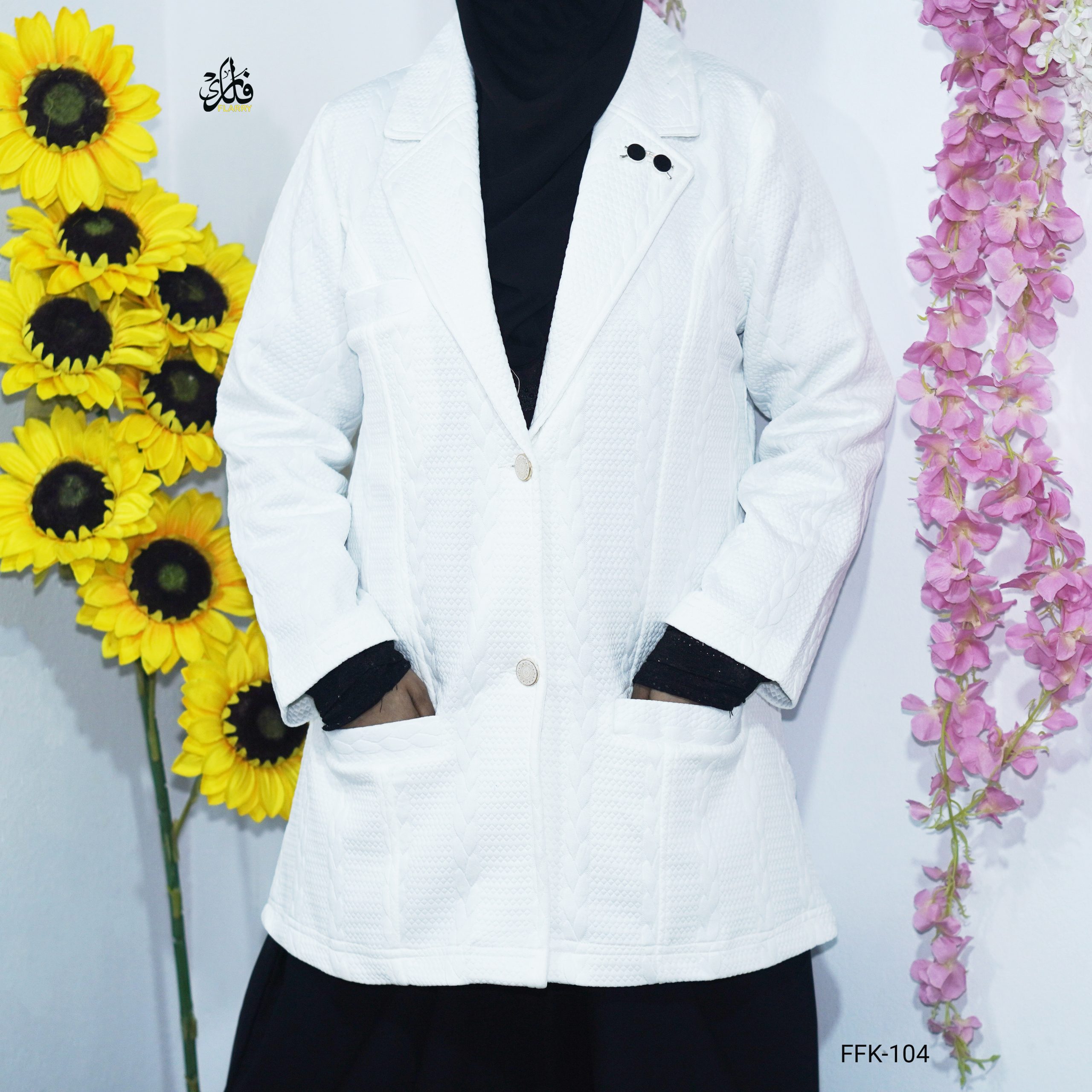 Stylish whait Women's Koti FFK-104 1 Stylish whait Women's Koti FFK-104